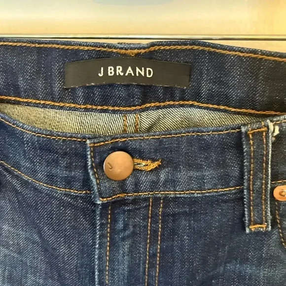 J Brand Aidan Boyfriend Jeans Ringer Wash Dark Blue Denim Sz 29 - Picture 5 of 10